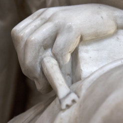 Detail of the Allegory of Sculpture. Photo: Opera di Santa Croce